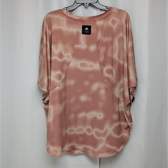 Adidas 11 Honore Training Tee Plus Sz 2X Tie Dye Short Sleeve Shirt Top - Picture 4 of 6